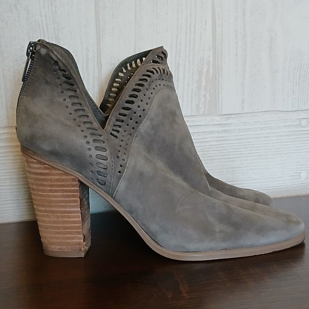 Vince Camuto Gray Ankle Boots